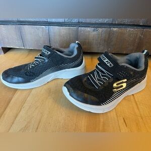 Skechers sneakers, size 13 Little Boy black white